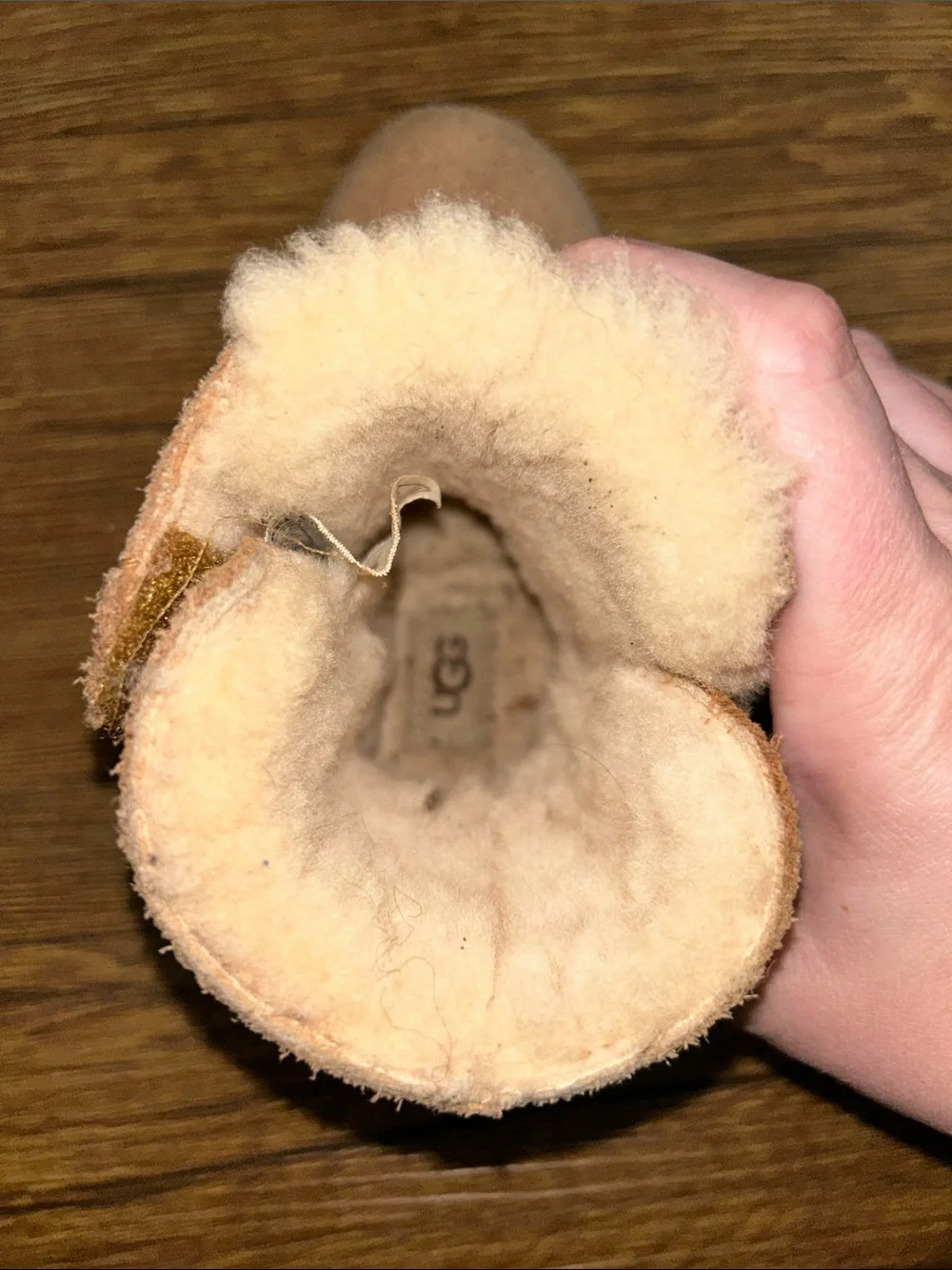 UGG Keelan I| Kids Tan Suede Shearling Boots